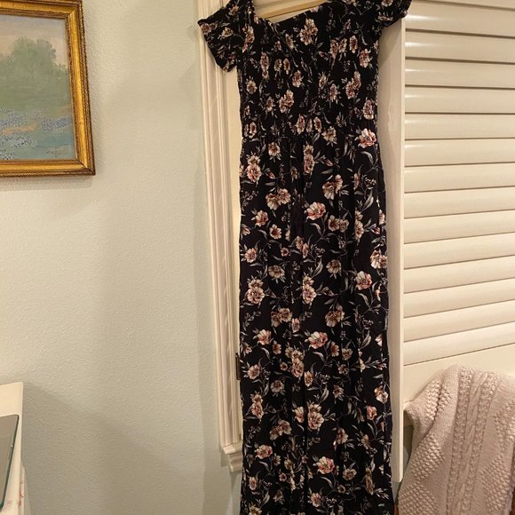 Xhilaration Floral Jumpsuit - Picture 1 of 3
